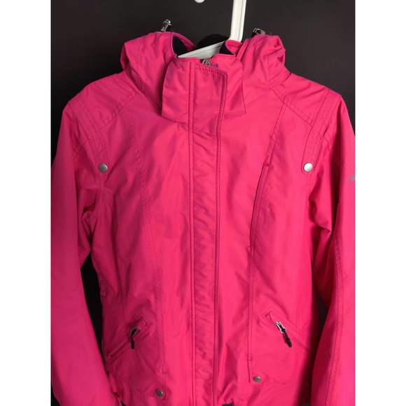 (V) RARE Karbon Women snow jacket winter ski snowboard pink waterproof sz 10 - Picture 3 of 12